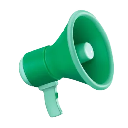 Green megaphone